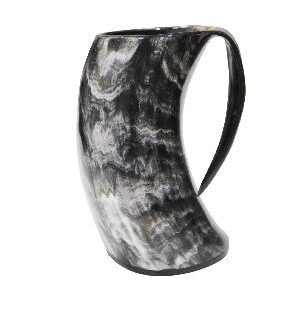 Finished Viking Horn Mug